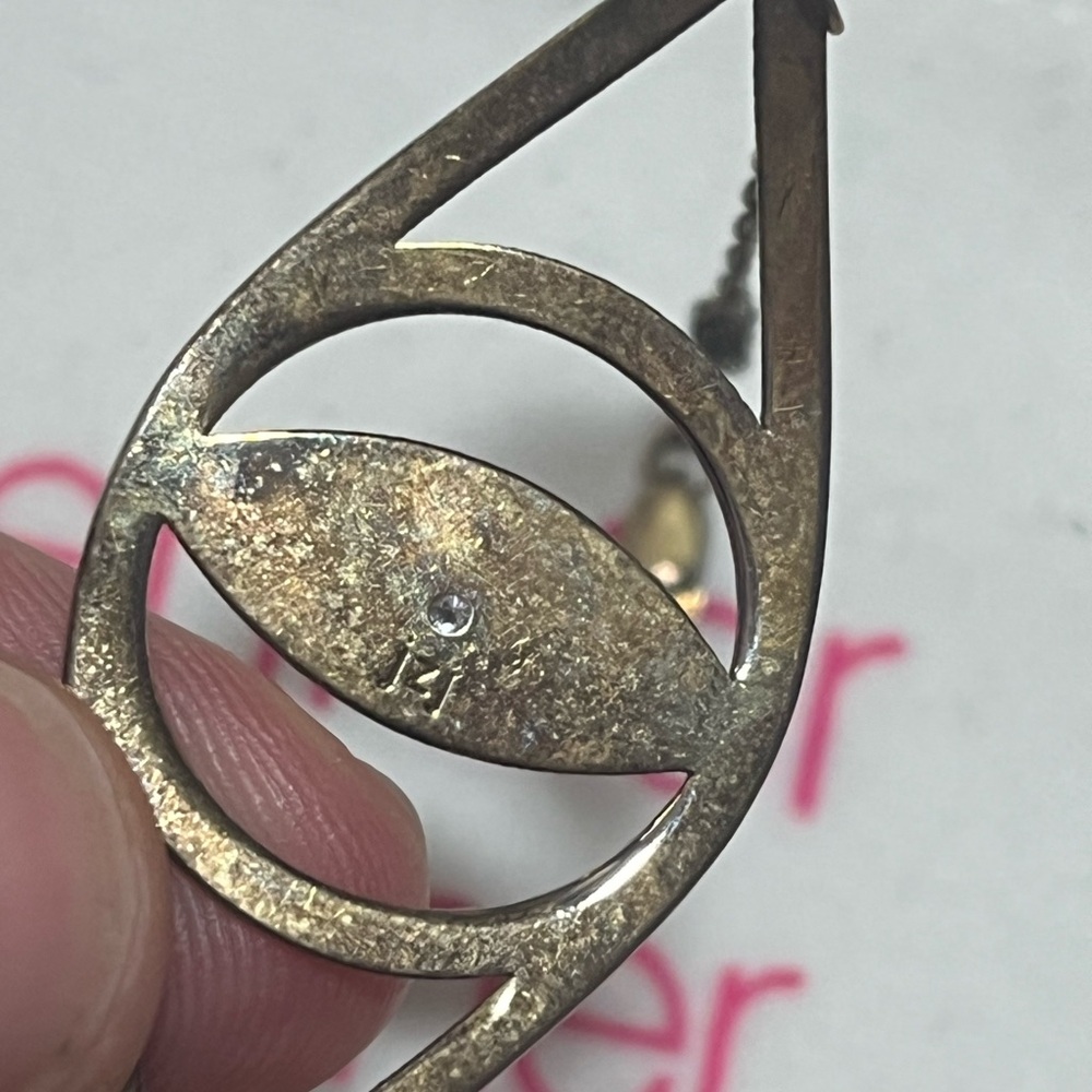 Jennifer Zeuner evil eye gold vermeil bracelet with very small diamond - Picture 4 of 4